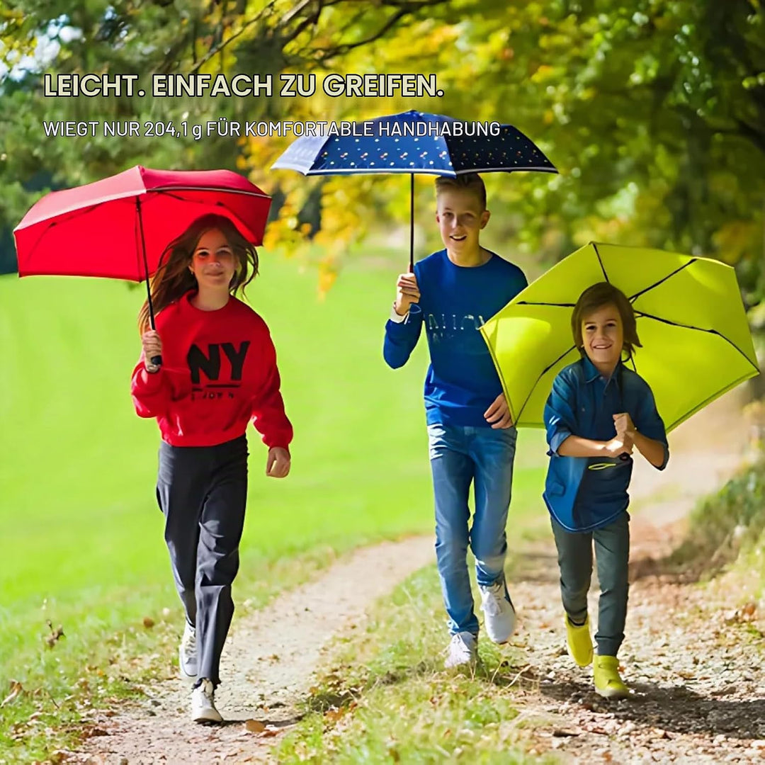 Knirps Rookie manual Kinder Regenschirm triple blue, 90 cm, Triple Blue