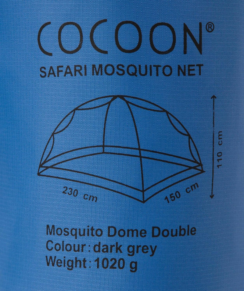 Cocoon Mosquito Dome Double Netz Mückennetz Dark Grey ohne Imprägnierung, Dark Grey ohne Imprägnieru