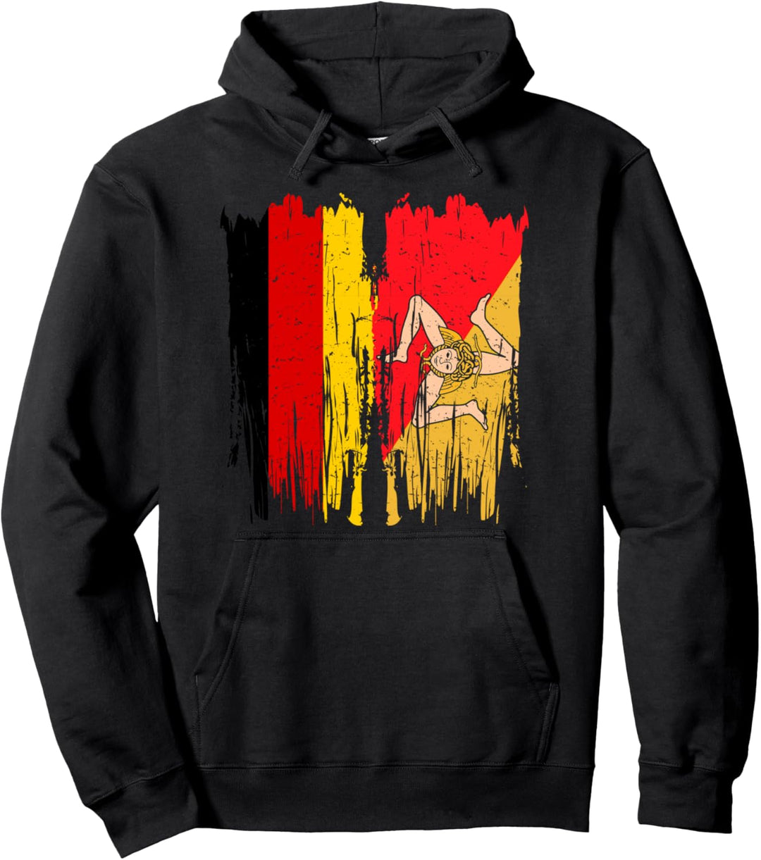Sizilien Deutschland Sizilianer Sizilianer Pullover Hoodie