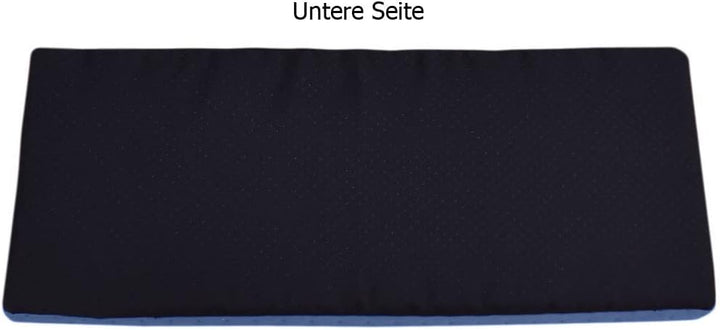 Z4L WauWau Haustier Fensterbank Cleo 50cm x 20cm Marine gesteppt 50 x 20 x 3cm (S) Marine, 50 x 20 x