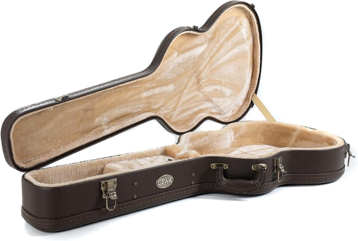 Gewa 523631 Gitarrenetui Konzertgitarre Arched Top Prestige Brown Edition Für Braun Konzertgitarre,