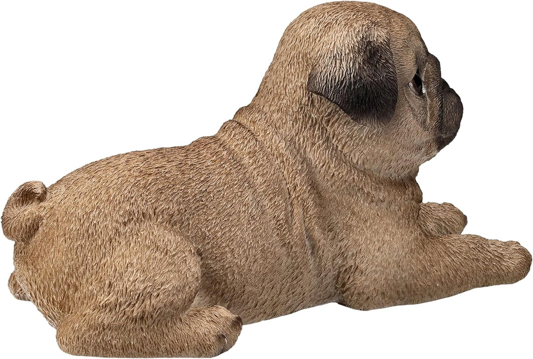 Pacific Giftware Mops Figur - Welpe liegend | Süsse Hundefigur