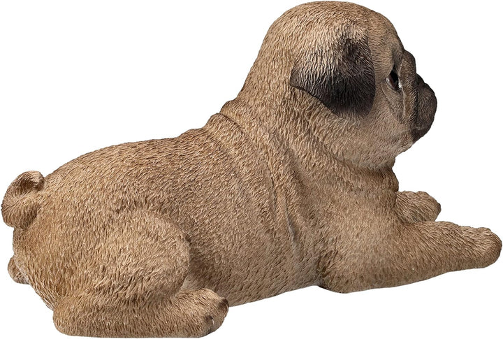 Pacific Giftware Mops Figur - Welpe liegend | Süsse Hundefigur