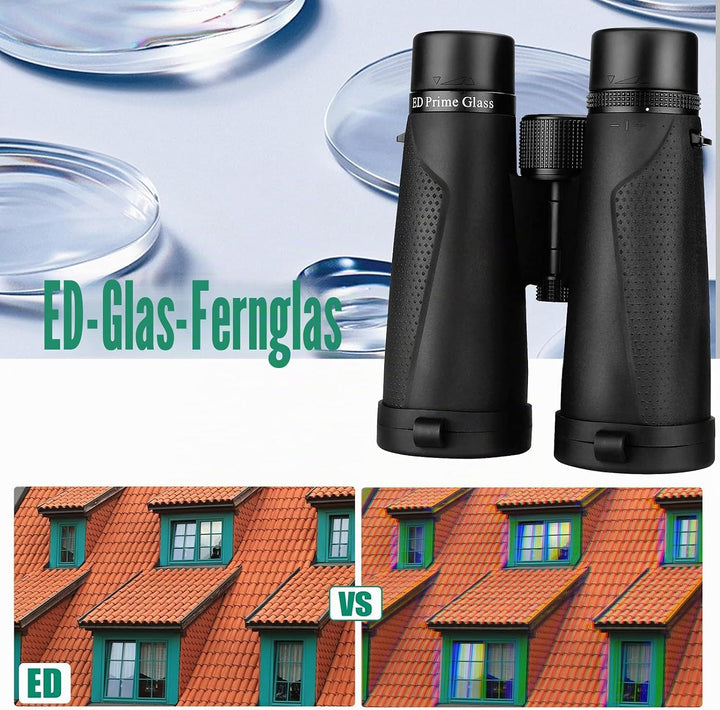 Svbony SV202 ED Fernglas 10x50, BAK4 Prisma Wasserdicht Fernglas Fernrohr Professionelles für Vogelb