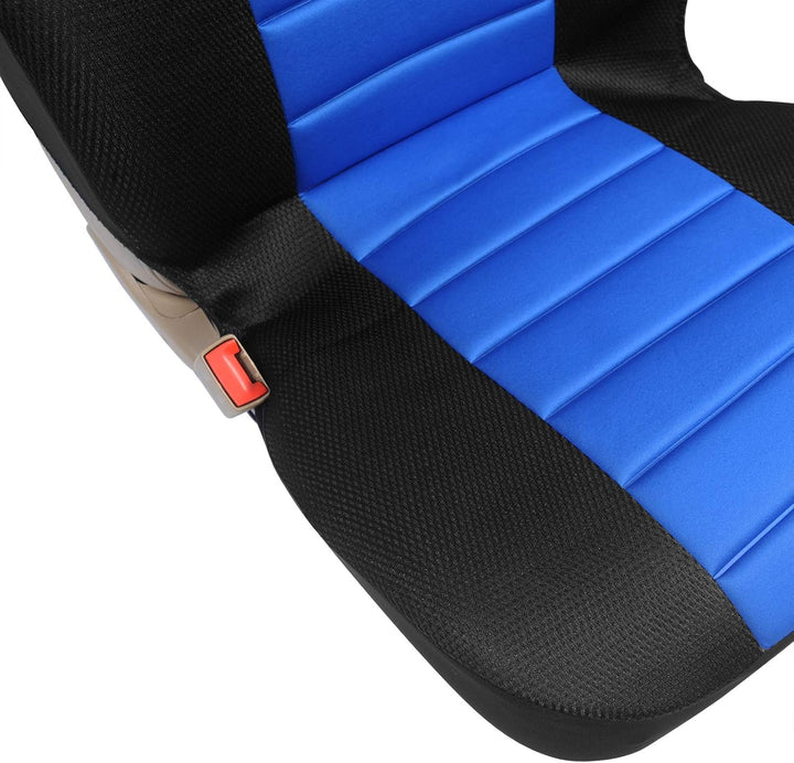 WOLTU AS7256-2 2er Sitzbezüge Auto Einzelsitzbezug universal Grösse, Komplettset, blau, Blau