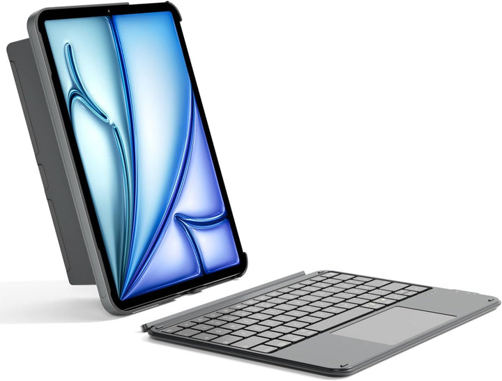 Inateck Hülle mit Tastatur, Ultraleichte Tastatur für iPad 10 Generation, iPad Air 6 11 Zoll 2024, i