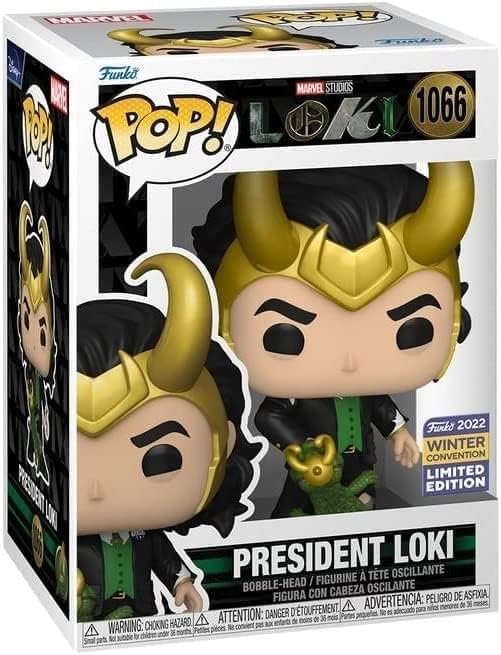 Funko POP! Loki: President Loki 1066 Winter Convention 2022 Exclusive, (65360)