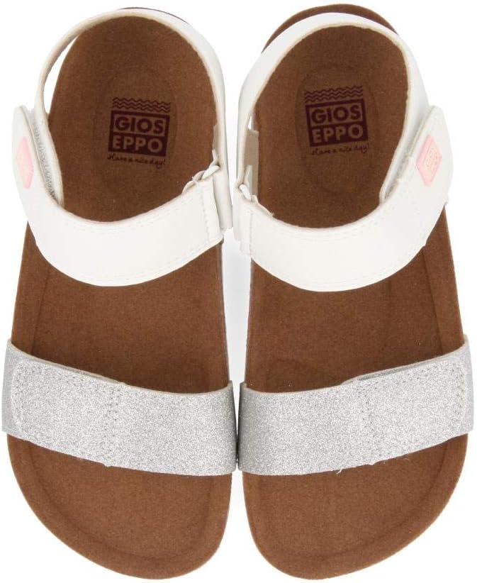 GIOSEPPO Mädchen Jabbeke Peeptoe Sandalen, Gold Cobre Cobre, 27 EU 27 EU Silber Plata Plata, 27 EU S