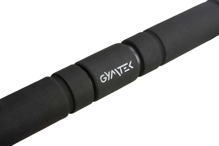 Gymtek® Klimmzugstange für Türrahmen Pull Up Bar Türstange - 65-100 cm Schwarz und rot, Schwarz und
