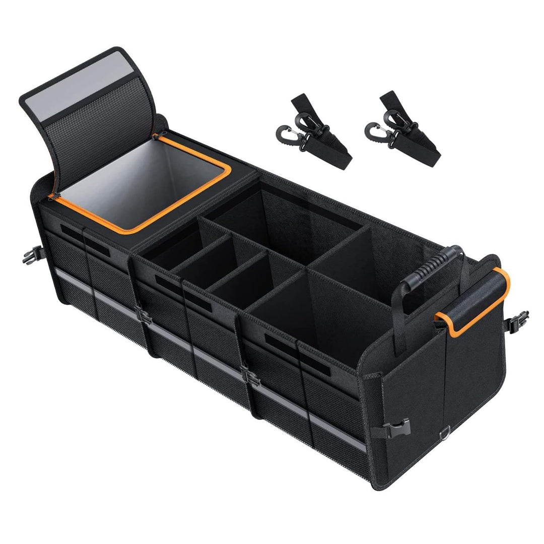 Kofferraum Organizer, Auto Kofferraum Organizer Mit Deckel, Zusammenklappbarer Kofferraumtasche, Aut