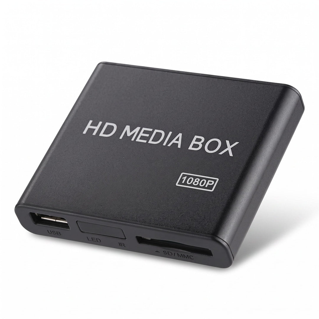 Topiky 1080p HD Media Player, VGA Heimkino Media Player Box Unterstützung MMC RMVB MP3 AVI MKV mit F