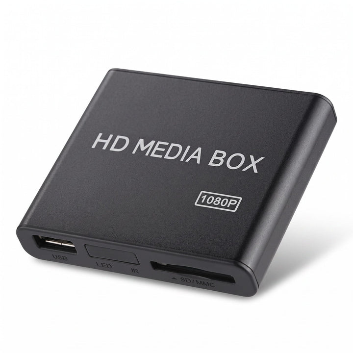 Topiky 1080p HD Media Player, VGA Heimkino Media Player Box Unterstützung MMC RMVB MP3 AVI MKV mit F