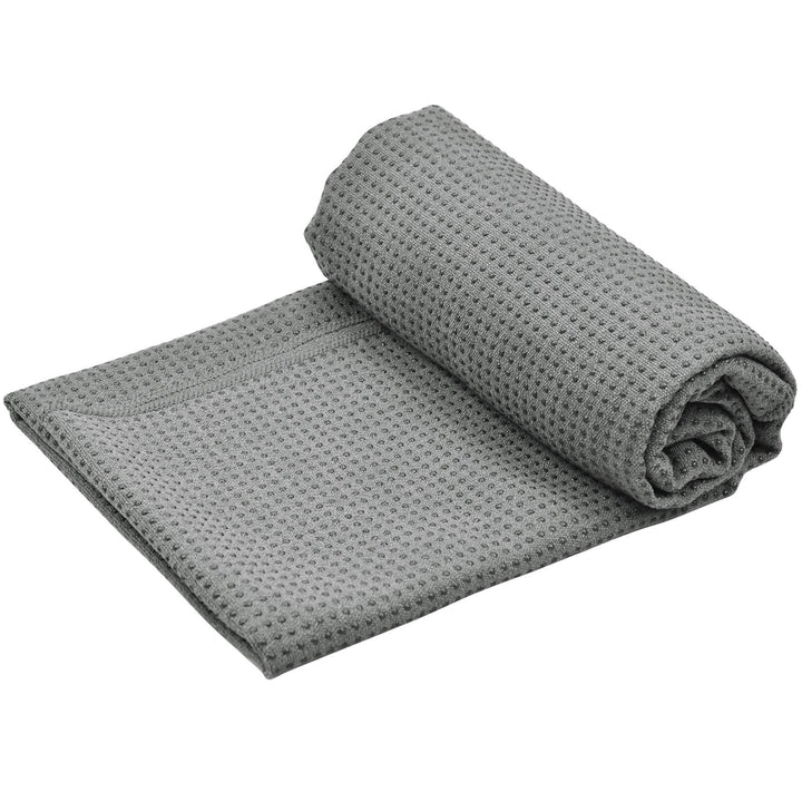 Yogamattenauflage rutschfest mit Noppen für Pilates, Yogamatten Handtücher Gross mit Tasche für Bikr