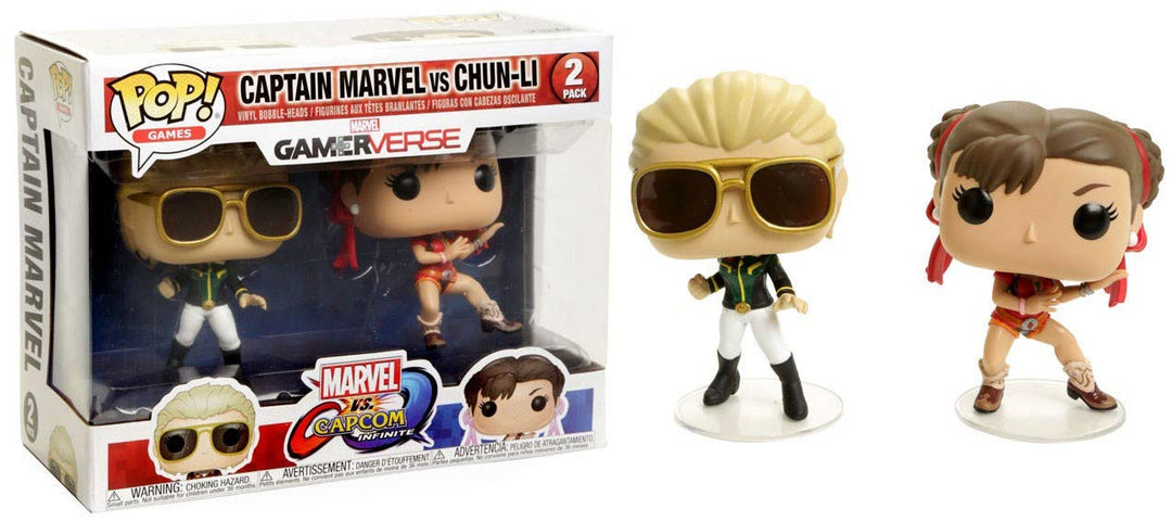 Figuren Spiele Captain Marvel Vs Chun Li 9Cm