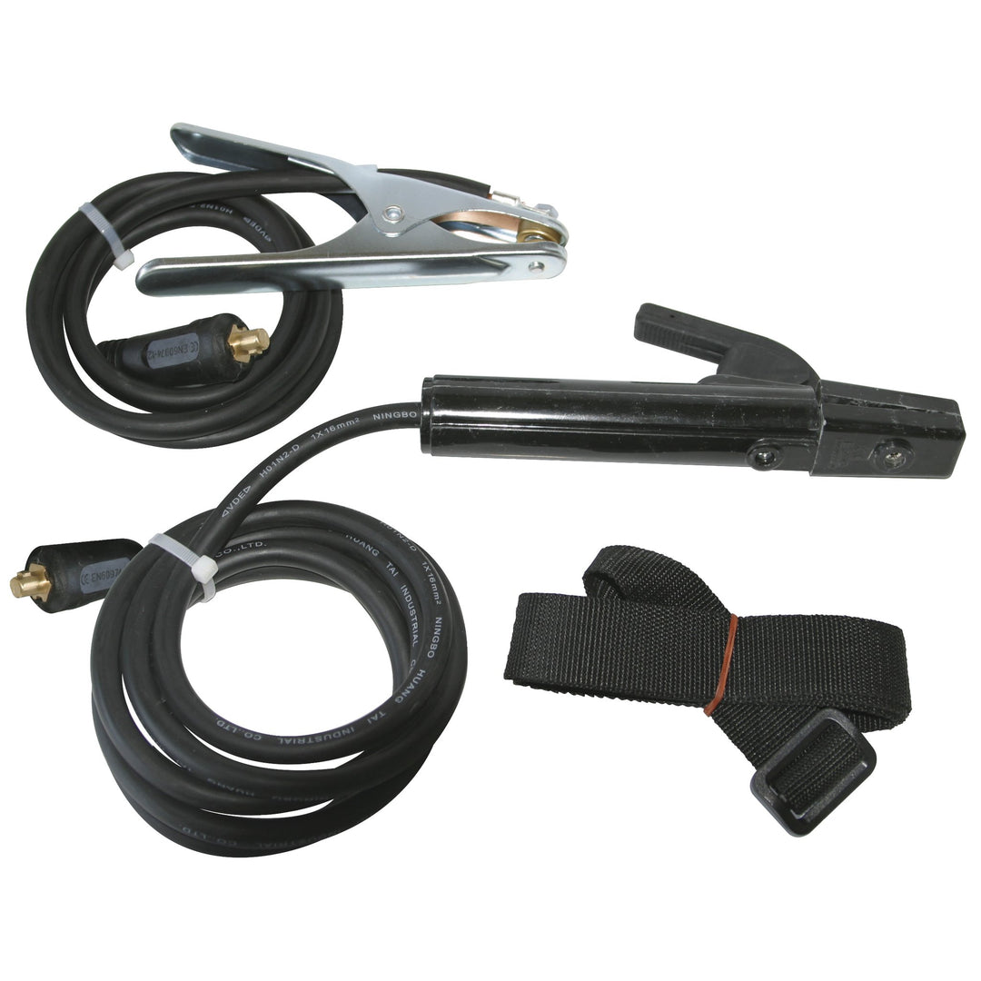 MMA-Set 1-150/200 A - 16mm² - Stecker 10/25 mm² - SHARK 200.35: 1,6 m - CROCO 200.35: 2 m