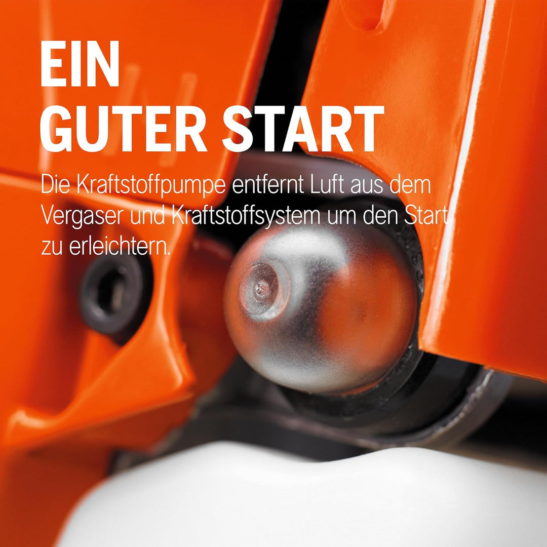 Husqvarna 122C Benzin-Rasentrimmer - mit 21,7cm³ 2-Takt-Motor, 43 cm Schnittbreite, gebogenem Schaft
