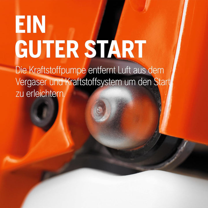 Husqvarna 122C Benzin-Rasentrimmer - mit 21,7cm³ 2-Takt-Motor, 43 cm Schnittbreite, gebogenem Schaft