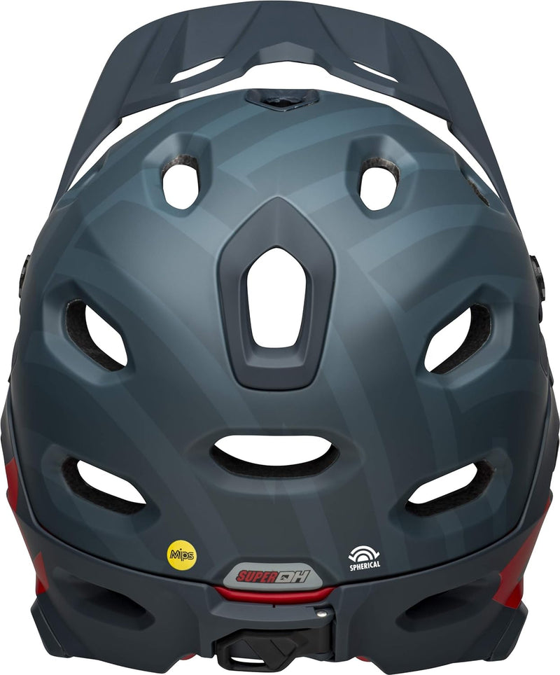 Bell Downhill MTB-Helm Super DH Spherical Prime Matte - Blue/Crimson Prime Matte Blue/Crimson L, Pri