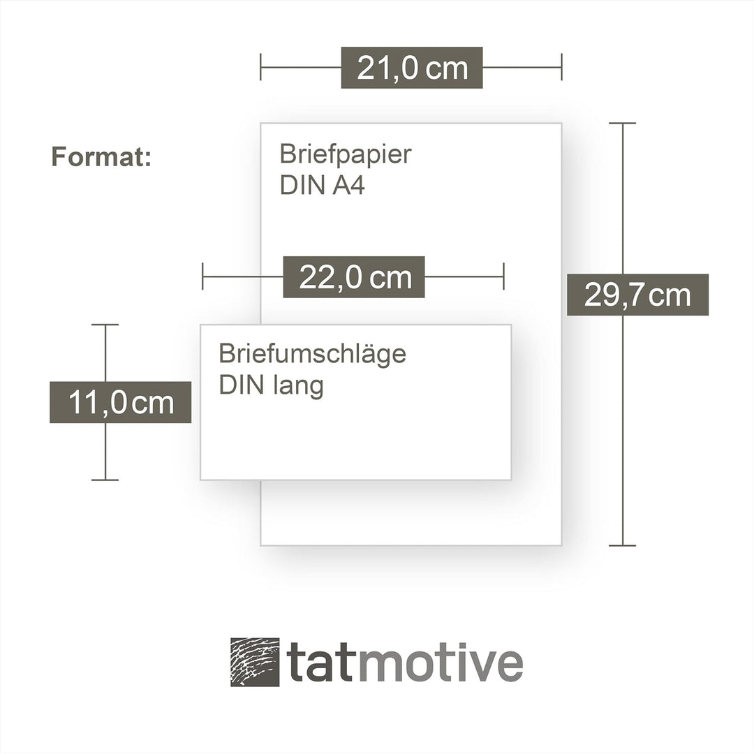 ELEGANCE 25 Sets Weihnachtsbriefpapier mit Fensterumschlag Briefpapier Weihnachten mit Umschlag mit