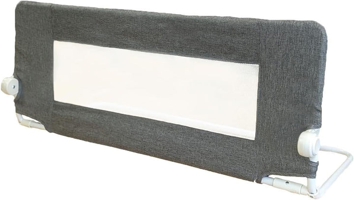 Safetots Deluxe Denim Bettgitter Grau, 100cm breit x 40cm hoch, Bettschutzgitter für Kleinkinder zur