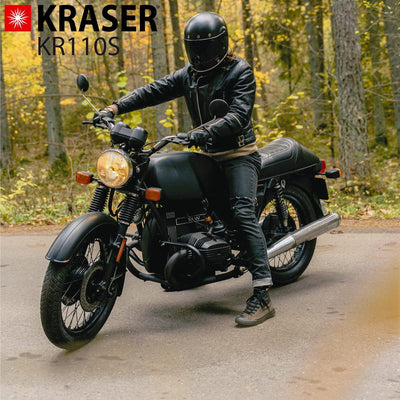KRASER KR110S Bremsscheibenschloss mit SRA Zulassung, Motorrad Diebstahlsicherung, 10mm Doppelversch