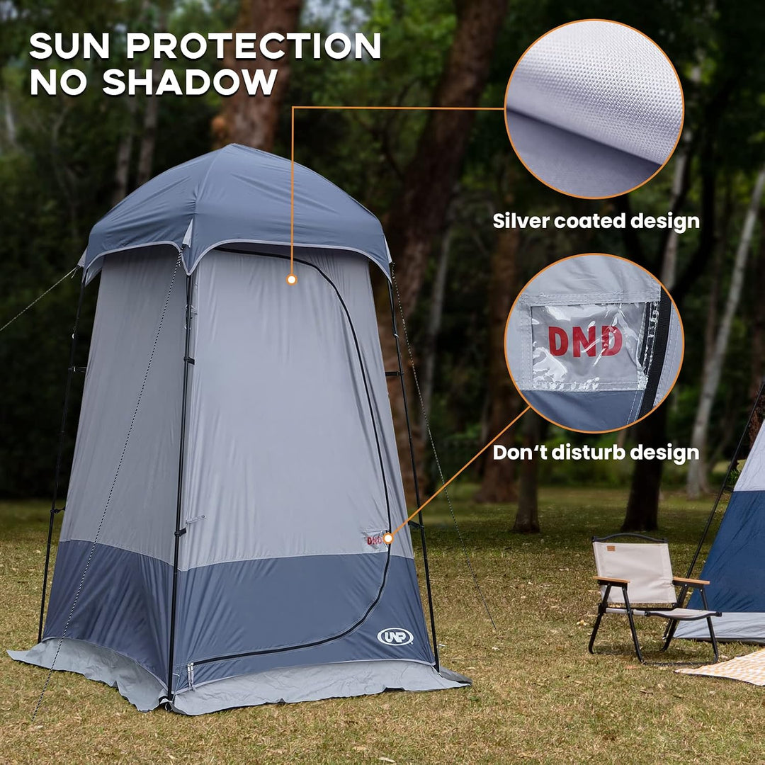UNP Camping Duschzelt, Outdoor-Camping, Sichtschutz, Umkleidezimmer, tragbares WC-Zelt für Wandern,