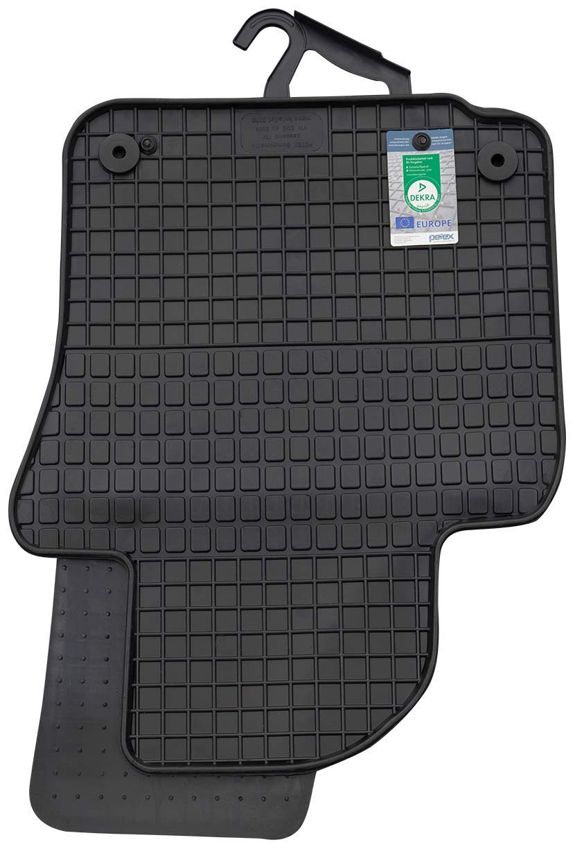 PETEX 65110 Gummimatten passend für Eos ab 2006 / Eos Modell 2007 / Eos ab 40544 Fussmatten schwarz