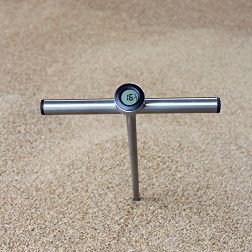 AGRETO Temperaturmesssonde, Heusonde, 2,8 m Lanzenlänge, robustes Messgerät, Messbereich bis 110 °C,