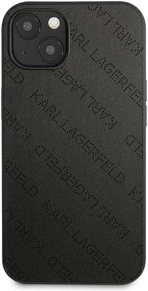 KARL LAGERFELD KLHCP13SPTLK Hülle für iPhone 13 Mini 5,4" hardcase Schwarz Perfo