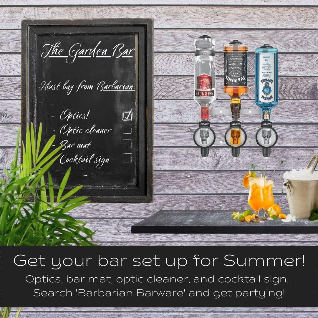 Barbarian Mehrfach-Flaschenhalter, Wandhalter, für 3/4/6 Flaschen, für Hausbar, Schnaps, Wein, Bar-B