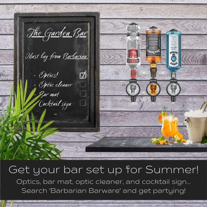 Barbarian Mehrfach-Flaschenhalter, Wandhalter, für 3/4/6 Flaschen, für Hausbar, Schnaps, Wein, Bar-B