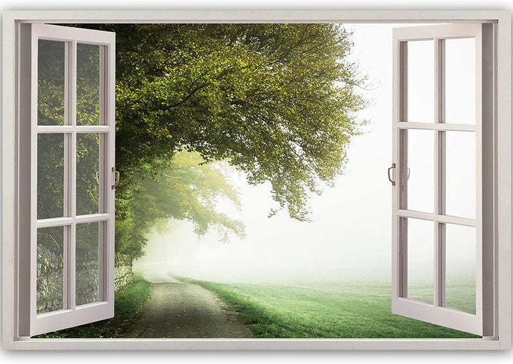 Feeby - Wandbilder Wohnzimmer 90x60 cm, Deko Paneel Bilder, Bilder für Schlafzimmer, Echter Gemalter