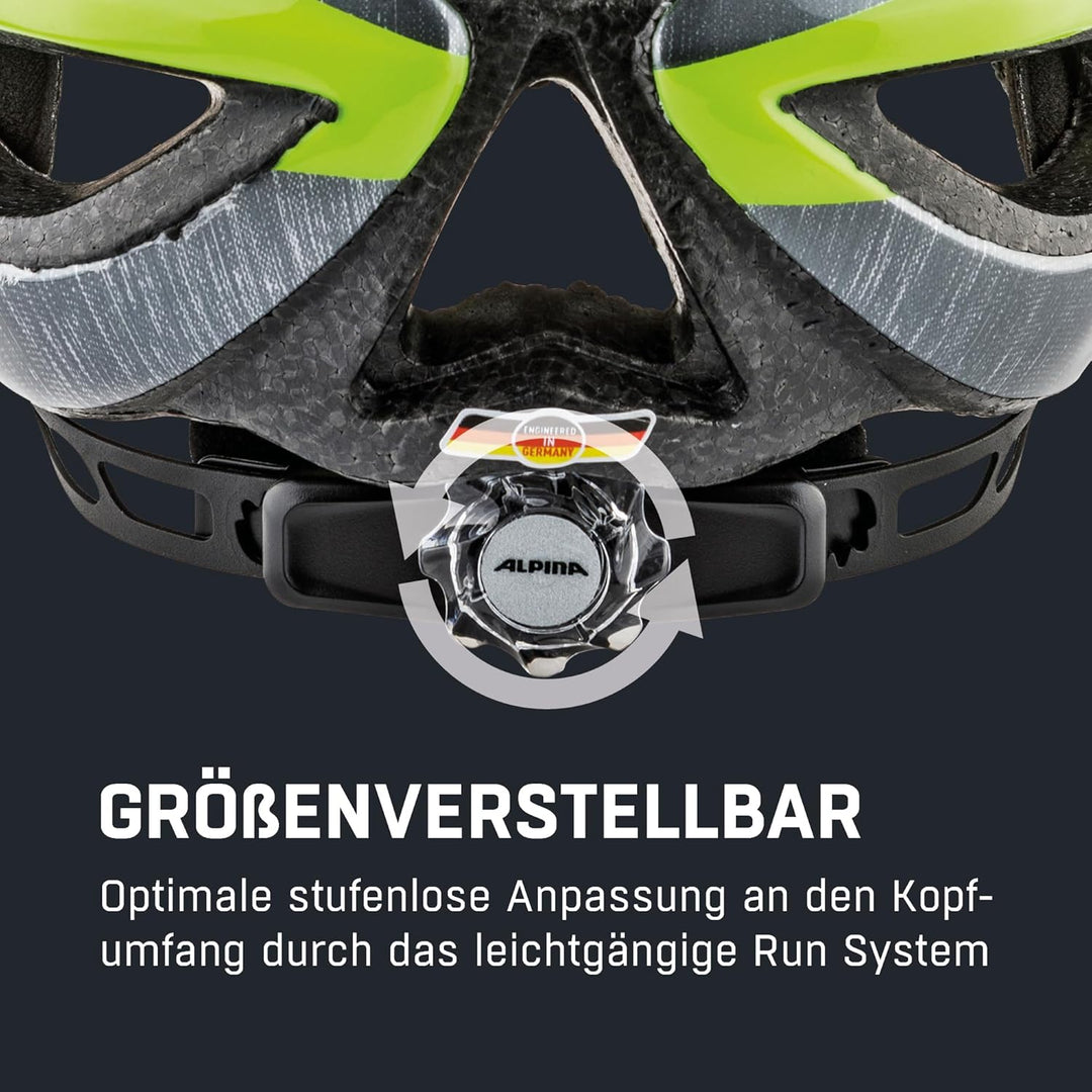 ALPINA FB JR. 2.0 - Stossabsorbierender, Leichter & Stabiler Fahrradhelm Mit nachrüstbarem LED Für K
