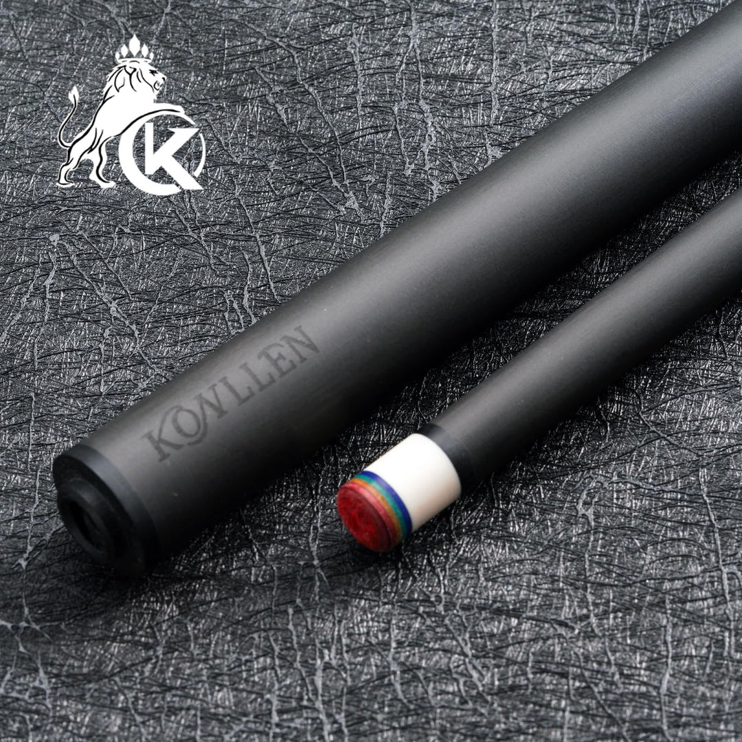 KONLLEN Carbon Fiber Billard Queue Schaft (Uni-Loc & 3/8x8) | 12mm High-Performance Spitze | Low Def