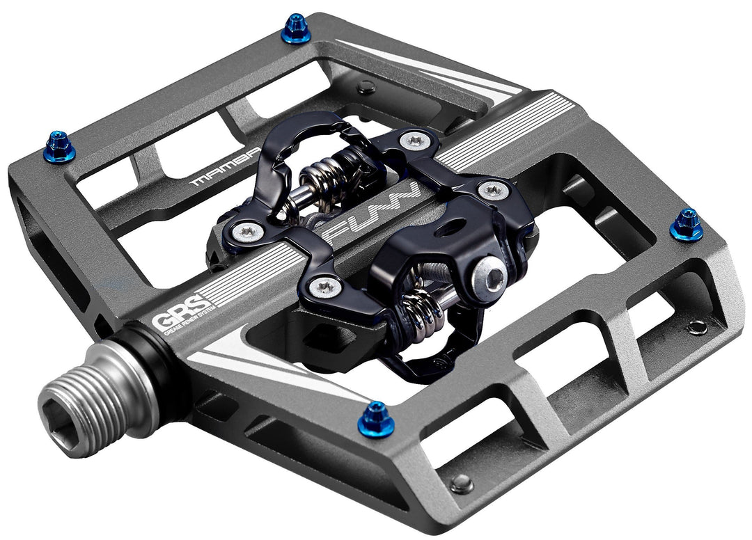 Funn Mamba Mountain Bike Clipless Pedals, Doppelseitige Klickpedale mit breiter Plattform für MTB, K