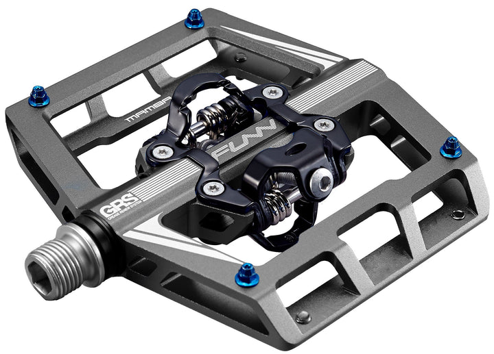 Funn Mamba Mountain Bike Clipless Pedals, Doppelseitige Klickpedale mit breiter Plattform für MTB, K