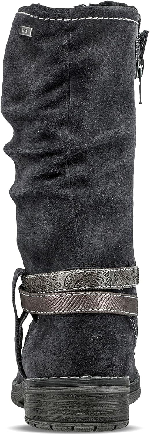 Lurchi Mädchen Lia-tex Hohe Stiefel 31 EU Grau Charcoal 25, 31 EU Grau Charcoal 25