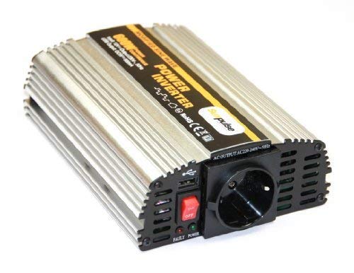 SOLARTRONICS NS600 Spannungswandler 12V 230V modifizierter Sinus 600W/1200W Wechselrichter 12V auf 2
