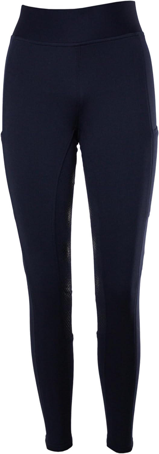 PFIFF 103110 Winterreitleggins „Alaska“ mit Handytasche, Kinder 110-164, Damen 36-44 36 Dunkelblau,