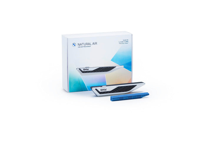 BMW Natural Air Starter Kit Autoduft Mountain View Innenraumduft + Einkaufschip, Schwarzem