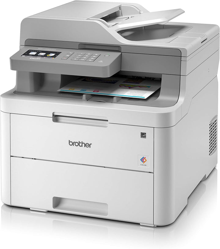 Brother DCP-L3550CDW A4 Farblaserdrucker, Wireless und PC verbunden, Drucken, Kopieren, Scannen und