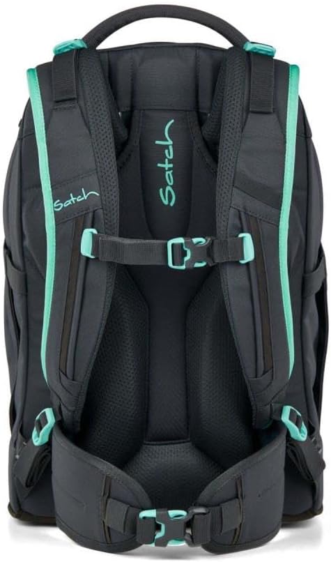 Satch Pack Schulrucksack Set 3tlg. inkl. Schlamperbox und Sportbeutel (Mint Phantom), Mint Phantom