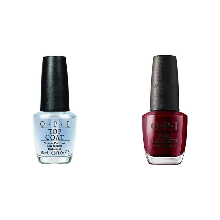 OPI Top Coat Überlack, 15ml & Nagellack,Malaga Wine, 15 ml