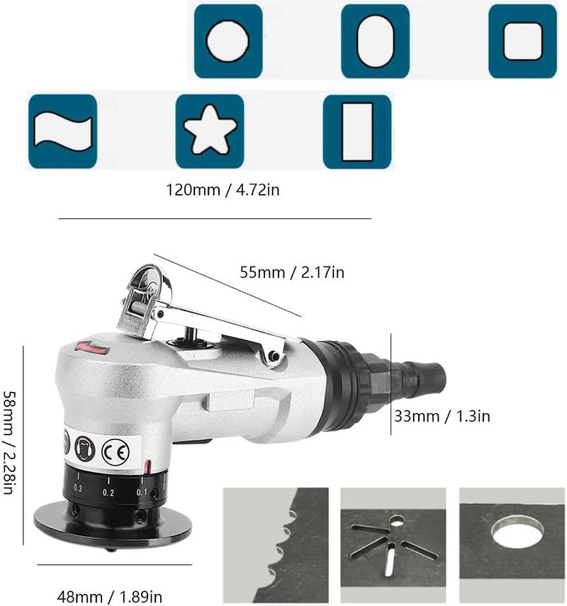 Mini-pneumatische Fasenmaschine, tragbare Metallschneidemaschine 45 ° -Lichtbogen-Trimmgerad pneumat