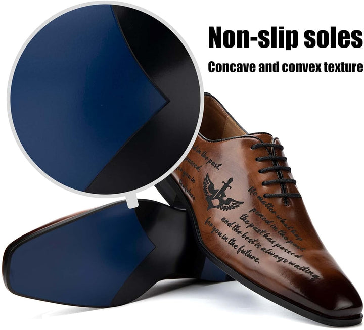 JITAI Mokassins Herren Elegante Schuhe Freizeit Loafer Herren Anzug Schuhe 45 EU Braun 04, 45 EU Bra