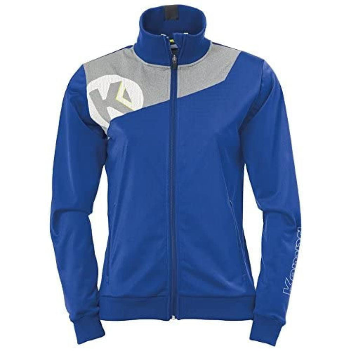 Kempa Damen Core 2.0 Poly Jacke, XS blau(royal/dark grau melange), XS blau(royal/dark grau melange)