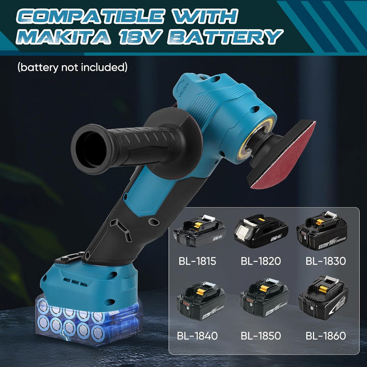 Akku Multifunktionswerkzeug, Multitool mit 6 Einstellbaren Geschwindigkeiten und bürstenlosem Motor,