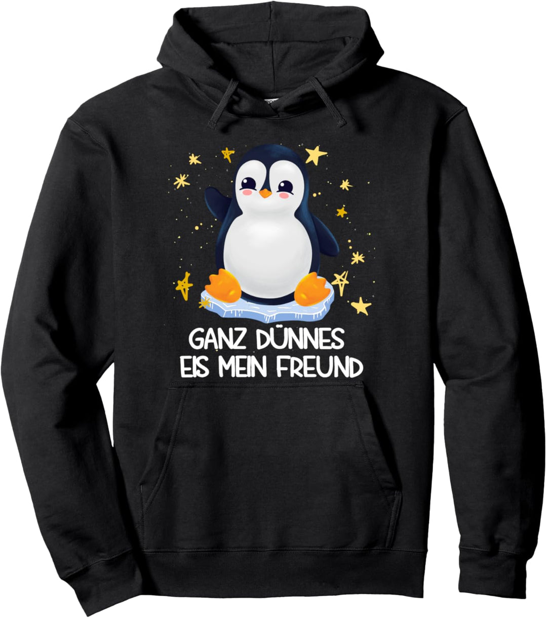 Pinguin Ganz Dünnes Eis Mein Freund Pullover Hoodie