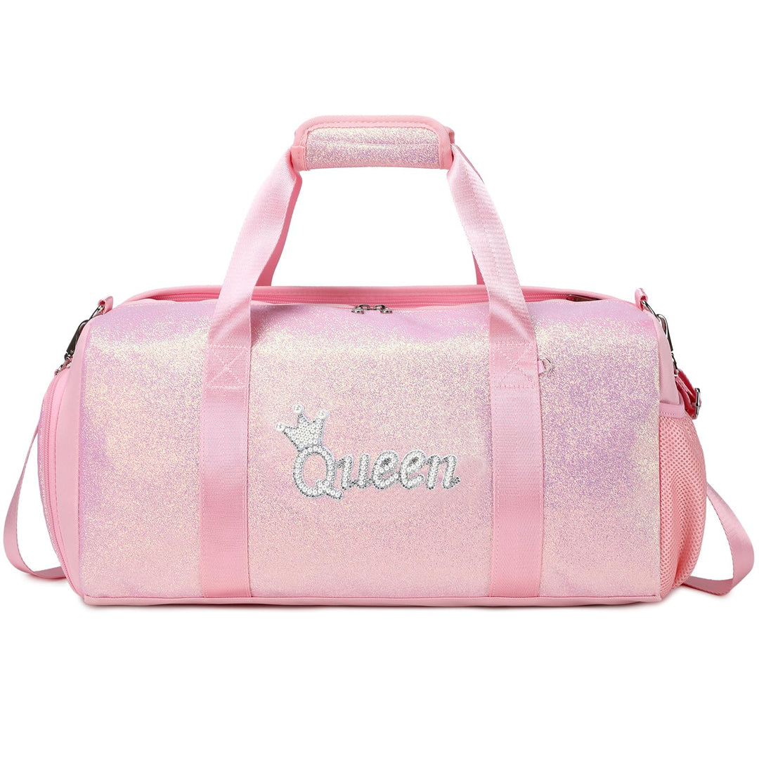 Kimwadalh Sporttasche für Mädchen, Kinder, Tanztasche, Wochenendtasche, Kinder, Reisetasche, Mädchen