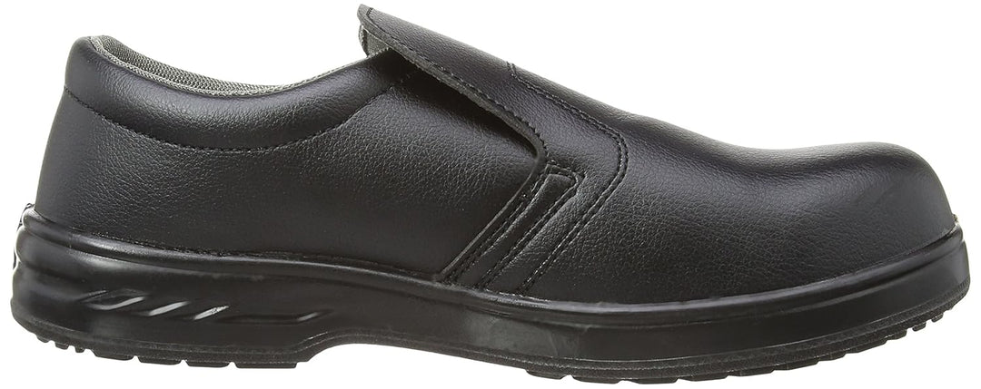 Portwest Steelite Sicherheitsslipper S2, Grösse: 41, Farbe: Schwarz, FW81BKR41 41 EU Schwarz, 41 EU